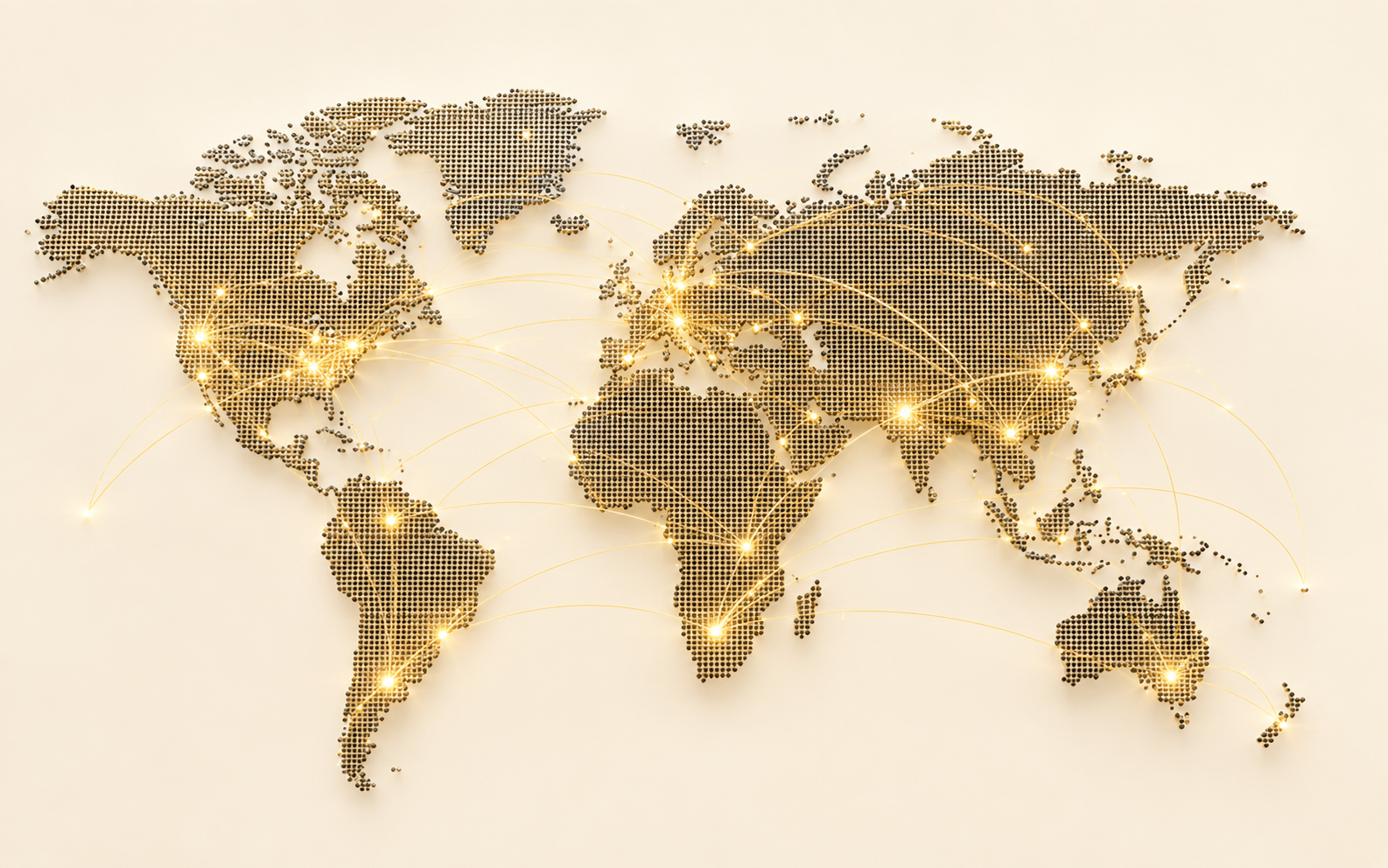 Global network map
